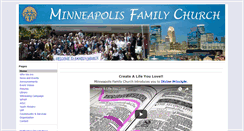 Desktop Screenshot of minneapolisfamilychurch.com